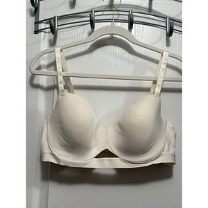 ThirdLove 24/7 Cotton T-shirt Bra 40C Ivory White Smooth Comfort‎ Everyday